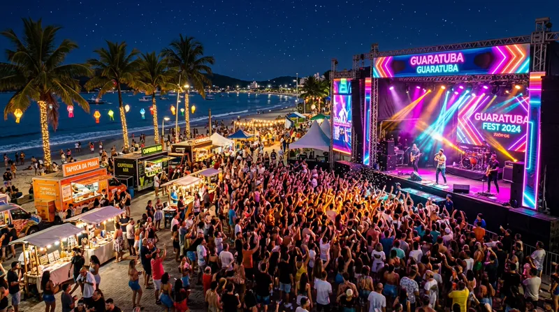 Festivais e vida noturna em Guaratuba